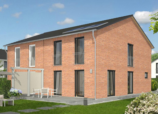 Doppelhaus Aura 125 - Klinker